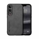 For vivo V50 Lite 4G / 5G Skin Feel Magnetic Leather Back Phone Case(Dark Grey) - 1