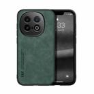 For vivo iQOO 13 Skin Feel Magnetic Leather Back Phone Case(Green) - 1