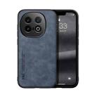 For vivo iQOO 13 Skin Feel Magnetic Leather Back Phone Case(Blue) - 1