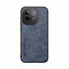 For vivo iQOO Z10 Turbo / Z10 Turbo Pro Skin Feel Magnetic Leather Back Phone Case(Blue) - 2