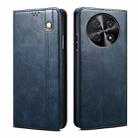 For Huawei Enjoy 70 Pro 5G Oil Wax Crazy Horse Texture Leather Phone Case(Blue) - 1