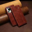 For Huawei Pura 70 Ultra Oil Wax Crazy Horse Texture Leather Phone Case(Brown) - 2