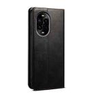 For Huawei nova 13 Pro 5G Oil Wax Crazy Horse Texture Leather Phone Case(Black) - 3