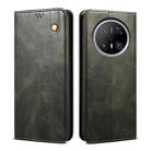 For Huawei Mate 70 Pro 5G / 70 Pro+ 5G Oil Wax Crazy Horse Texture Leather Phone Case(Green) - 1