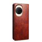 For Huawei nova 14 Ultra Oil Wax Crazy Horse Texture Leather Phone Case(Brown) - 3