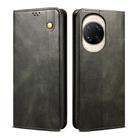 For Huawei nova 14 Ultra Oil Wax Crazy Horse Texture Leather Phone Case(Green) - 1