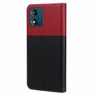 For Motorola Moto E13 Cute Pet Series Color Block Buckle Leather Phone Case(Black) - 3