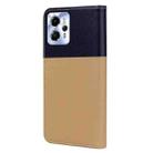 For Motorola Moto G13 Cute Pet Series Color Block Buckle Leather Phone Case(Khaki) - 3