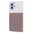 For Motorola Moto G13 Cute Pet Series Color Block Buckle Leather Phone Case(Pale Mauve) - 3