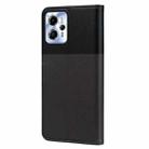 For Motorola Moto G13 Cute Pet Series Color Block Buckle Leather Phone Case(Dark Grey) - 3