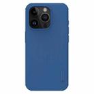For iPhone 15 Pro NILLKIN Frosted Shield Pro Magnetic Magsafe Phone Case(Blue) - 1