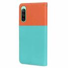 For Sony Xperia 10 IV Cute Pet Series Color Block Buckle Leather Phone Case(Sky Blue) - 3