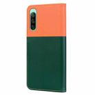 For Sony Xperia 10 IV Cute Pet Series Color Block Buckle Leather Phone Case(Dark Green) - 3