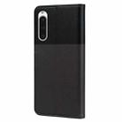 For Sony Xperia 10 V Cute Pet Series Color Block Buckle Leather Phone Case(Dark Grey) - 3