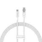 Baseus Explorer Series 100W USB-C / Type-C to USB-C / Type-C Smart Temperature Control Fast Charging Data Cable, Length:1m(White) - 1