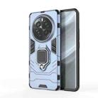 For Realme 12 Pro 5G / 12 Pro+ Global Shockproof PC + TPU Holder Phone Case(Navy Blue) - 1