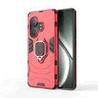 For Realme GT Neo6 SE Shockproof PC + TPU Holder Phone Case(Red) - 1