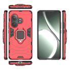 For Realme GT Neo6 SE Shockproof PC + TPU Holder Phone Case(Red) - 3