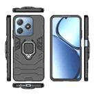 For Realme C63 Shockproof PC + TPU Holder Phone Case(Black) - 3