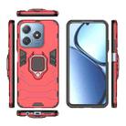 For Realme C63 Shockproof PC + TPU Holder Phone Case(Red) - 3