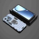 For Realme C63 Shockproof PC + TPU Holder Phone Case(Navy Blue) - 2