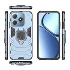 For Realme C63 Shockproof PC + TPU Holder Phone Case(Navy Blue) - 3