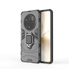For Realme 14 Pro 5G Global Shockproof PC + TPU Holder Phone Case(Black) - 1