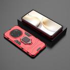 For Realme 14 Pro 5G Global Shockproof PC + TPU Holder Phone Case(Red) - 2