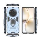 For Realme 14 Pro 5G Global Shockproof PC + TPU Holder Phone Case(Navy Blue) - 3