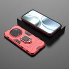For Realme 14 Pro+ 5G Shockproof PC + TPU Holder Phone Case(Red) - 2