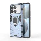 For Xiaomi Redmi K70 Shockproof PC + TPU Holder Phone Case(Navy Blue) - 1