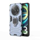 For Xiaomi Redmi A3 4G Shockproof PC + TPU Holder Phone Case(Navy Blue) - 1