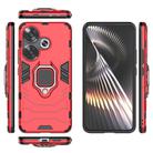 For Xiaomi Redmi Turbo 3 Shockproof PC + TPU Holder Phone Case(Red) - 3