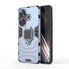 For Xiaomi Poco F6 Shockproof PC + TPU Holder Phone Case(Navy Blue) - 1