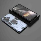 For Xiaomi Poco F6 Shockproof PC + TPU Holder Phone Case(Navy Blue) - 2