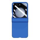 For Samsung Galaxy Z Flip5 Three-stage Integrated PC Skin Feel Shockproof Phone Case(Blue) - 1