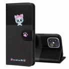 For iPhone 12 Pro Max Cute Pet Series Color Block Buckle Leather Phone Case(Dark Grey) - 1