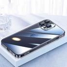 For iPhone 15 Pro Max SULADA JINGJIA Series Lens Protector PC Phone Case(Titanium Blue) - 1