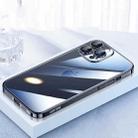 For iPhone 15 Pro SULADA JINGJIA Series Lens Protector PC Phone Case(Titanium Blue) - 1