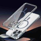 For iPhone 15 Pro SULADA Jingpin Series MagSafe All-inclusive Lens Electroplated TPU Phone Case(Transparent Blue) - 1