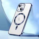For iPhone 15 SULADA MagSafe Plating TPU Shockproof Phone Soft Case(Titanium Blue) - 1