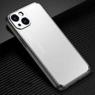 For iPhone 15 Frosted Metal Phone Case(Silver) - 1