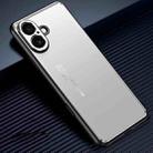 For iPhone 16 Frosted Metal Phone Case(Silver) - 1