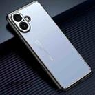 For iPhone 16 Plus Frosted Metal Phone Case(Blue) - 1