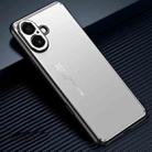 For iPhone 16 Plus Frosted Metal Phone Case(Silver) - 1