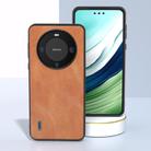 For Huawei Mate 60 ABEEL Cowhide Texture PU Phone Case(Brown) - 2