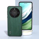 For Huawei Mate 60 ABEEL Wood Texture PU Phone Case(Green) - 2