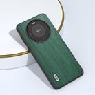 For Huawei Mate 60 ABEEL Wood Texture PU Phone Case(Green) - 3