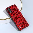 For Sony Xperia 5 V ABEEL Black Edge Leopard Phone Case(Red Leopard) - 3