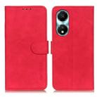 For Honor X5 Plus KHAZNEH Retro Texture Flip Leather Phone Case(Red) - 1